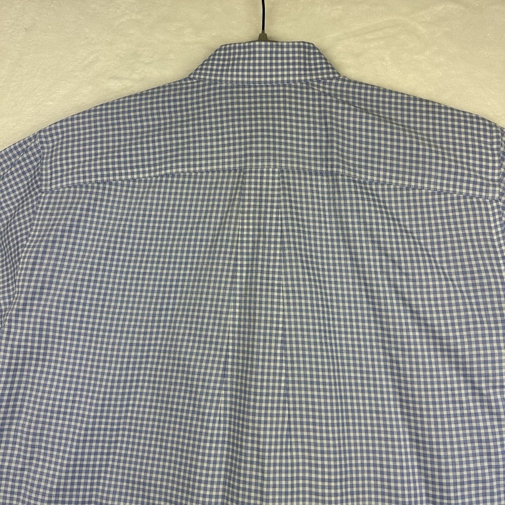Daniel Cremieux Signature Collection Blue Plaid Long Sleeve Shirt Men Med - Picture 12 of 14